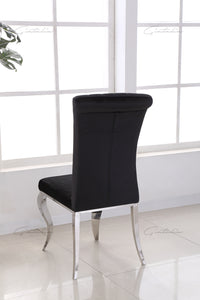 Lia Black High Back Dining Chair