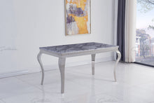 Load image into Gallery viewer, Louis GREY Marble Dining Table 140cm x 80cm