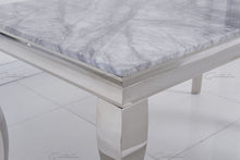 Load image into Gallery viewer, Louis GREY Marble Dining Table 140cm x 80cm