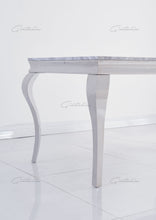 Load image into Gallery viewer, Louis GREY Marble Dining Table 140cm x 80cm