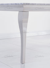 Load image into Gallery viewer, Louis GREY Marble Dining Table 140cm x 80cm