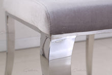 Load image into Gallery viewer, Lia Grey High Back Velvet Dining Chair