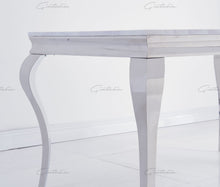 Load image into Gallery viewer, Louis WHITE Marble Dining Table 140cm by 80cm