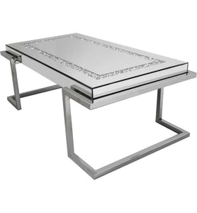 Coffee Table with Crushed Diamond Top