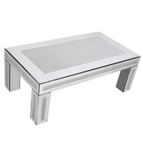 Load image into Gallery viewer, Glitz And Glamour Silver Mirror Coffee Table 110cm x 60cm