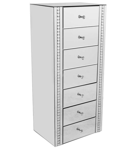 Silver 7 Drawer Chest
