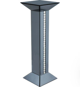Smoked Mirror Tall Display Stand Unit