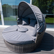 Load image into Gallery viewer, Mykonos Rattan Day Bed Sun Lounger &amp; Table Set