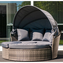 Load image into Gallery viewer, Mykonos Rattan Day Bed Sun Lounger &amp; Table Set