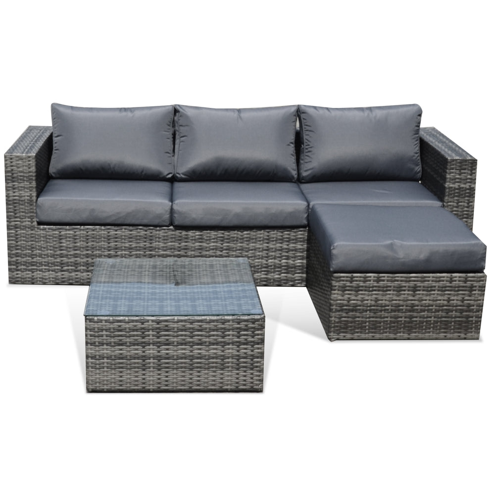 Santorini Sofa Set with Coffee Table & Chaise