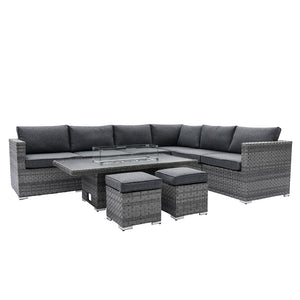 Montego Modular Corner Sofa & Coffee to Fire Pit Table