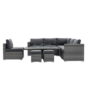 Montego Modular Corner Sofa & Coffee to Fire Pit Table