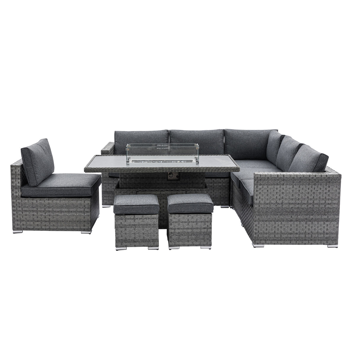 Montego Modular Corner Sofa & Coffee to Fire Pit Table