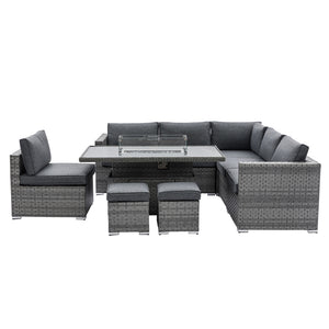 Montego Modular Corner Sofa & Coffee to Fire Pit Table
