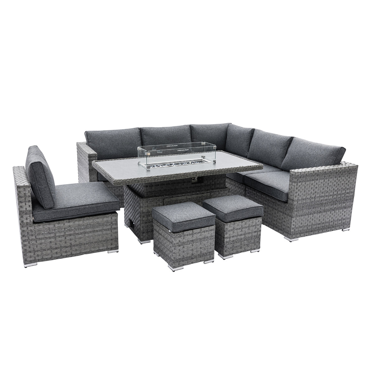 Montego Modular Corner Sofa & Coffee to Fire Pit Table