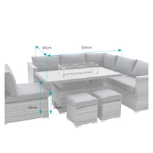 Load image into Gallery viewer, Montego Modular Corner Sofa &amp; Coffee to Fire Pit Table
