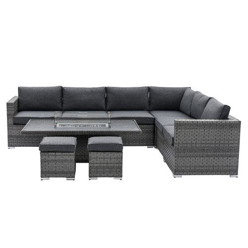 Montego Modular Corner Sofa & Coffee to Fire Pit Table