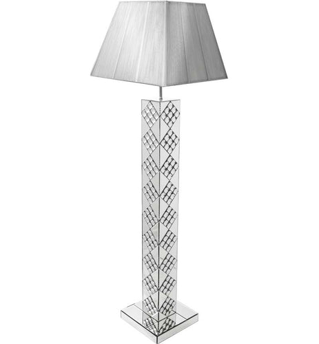 Floating crystal floor sales lamp