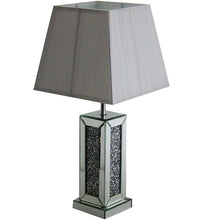 Load image into Gallery viewer, Silver Mirror Crystal Diamond Table Lamp