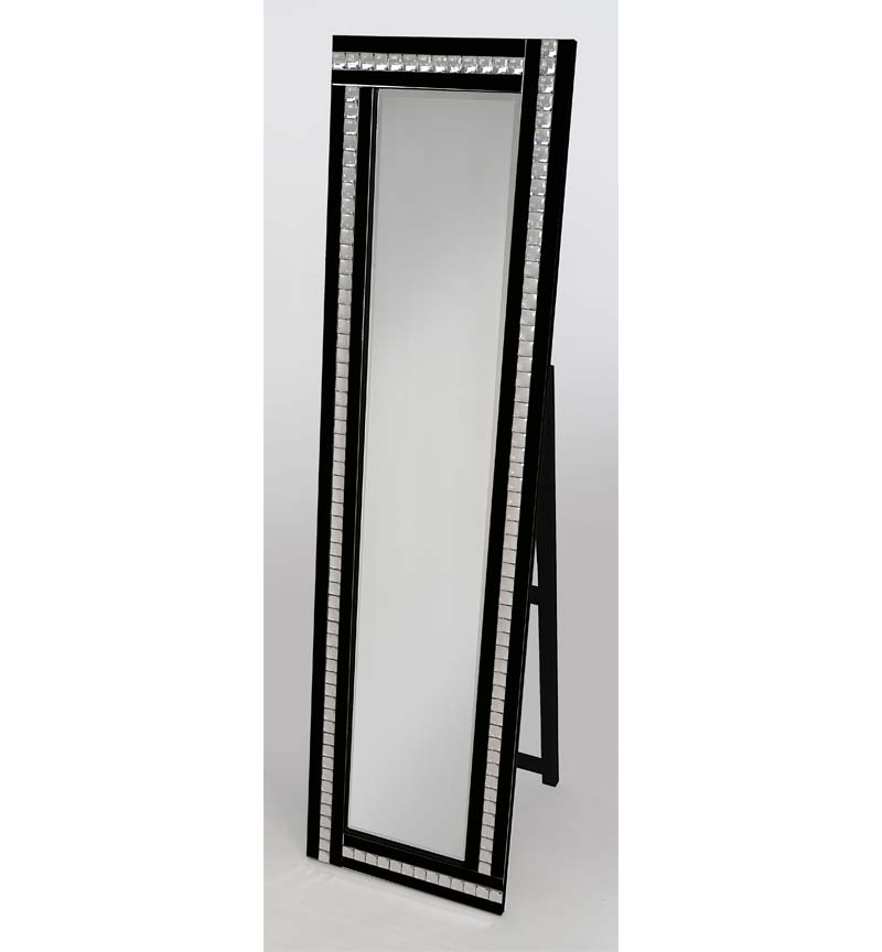Black Cheval Mirror 40x150