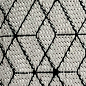 Geometric Indoor & Outdoor Rug in Grey