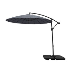 Load image into Gallery viewer, Umbrella Cantilever Parasol with 18 Ribs in Grey