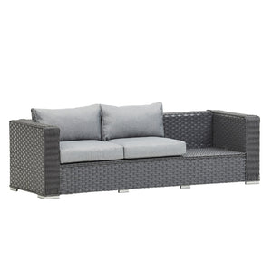 SAINT LUCIA CORNER SOFA SET (GREY)