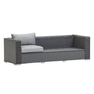 SAINT LUCIA CORNER SOFA SET (GREY)