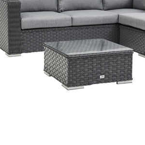 SAINT LUCIA CORNER SOFA SET (GREY)