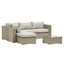 Load image into Gallery viewer, SAINT LUCIA CORNER SOFA SET (NATURAL)