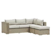 Load image into Gallery viewer, SAINT LUCIA CORNER SOFA SET (NATURAL)