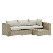 Load image into Gallery viewer, SAINT LUCIA CORNER SOFA SET (NATURAL)