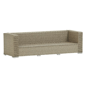 SAINT LUCIA CORNER SOFA SET (NATURAL)