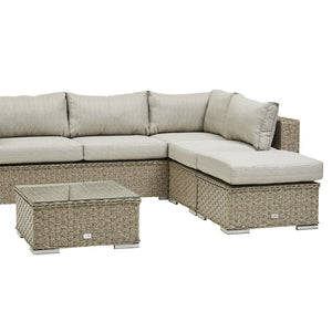 SAINT LUCIA CORNER SOFA SET (NATURAL)