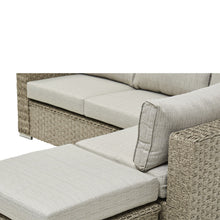 Load image into Gallery viewer, SAINT LUCIA CORNER SOFA SET (NATURAL)