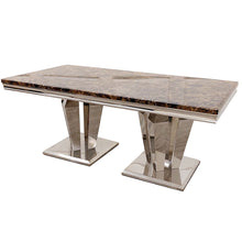 Load image into Gallery viewer, Winsor 1.8 Dining Table With Marble Or Stone Top