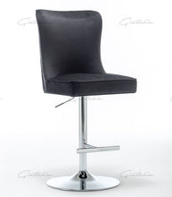 Load image into Gallery viewer, Coco Black Tufted Bar Stools