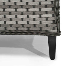 Load image into Gallery viewer, Camden 3 Seater Sofa with 2 Armchairs and Coffee Table in Grey Rattan