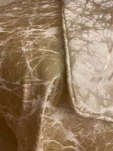 Paris Reversible Throw in Cream / Gold