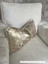Load image into Gallery viewer, Paris Reversible Cushion in Beige / Gold