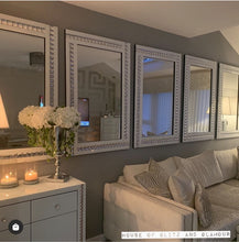 Load image into Gallery viewer, Classic Triple Bar Mirror White 120x80