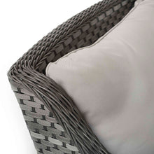 Load image into Gallery viewer, Camden 3 Seater Sofa with 2 Armchairs and Coffee Table in Grey Rattan