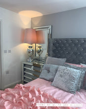 Load image into Gallery viewer, Large Bauble Lamp With 19inch Pink Shade