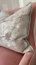 Load image into Gallery viewer, Paris Reversible Cushion in Silver / Pewter