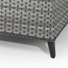 Load image into Gallery viewer, Camden 3 Seater Sofa with 2 Armchairs and Coffee Table in Grey Rattan