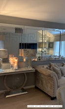 Load image into Gallery viewer, Crystal Table Lamp With Grey Marble Shade