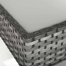 Load image into Gallery viewer, Camden 3 Seater Sofa with 2 Armchairs and Coffee Table in Grey Rattan