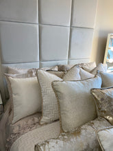 Load image into Gallery viewer, Paris Reversible Cushion in Beige / Gold