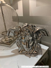 Load image into Gallery viewer, 2  Silver Medusa Vases ( Medium &amp; Large )