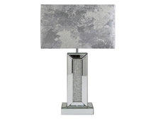 Load image into Gallery viewer, Crystal Table Lamp With Grey Marble Shade